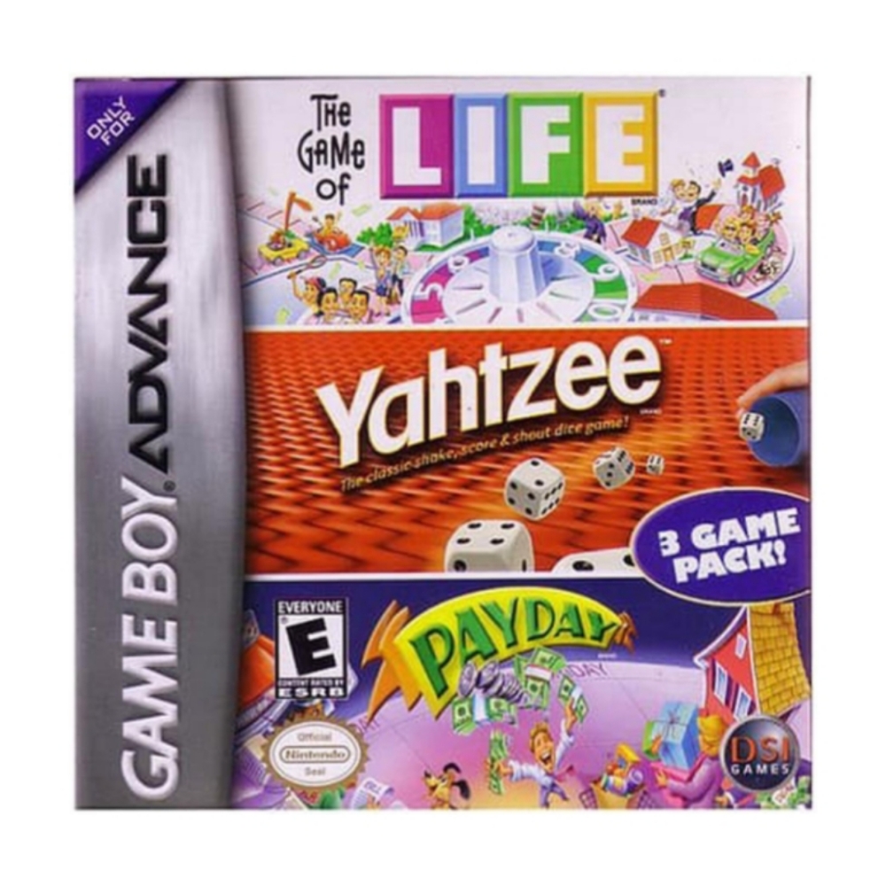 NEW Game of Life Yahtzee Payday GameBoy Advance Nintendo DS Gameboy Micro Game